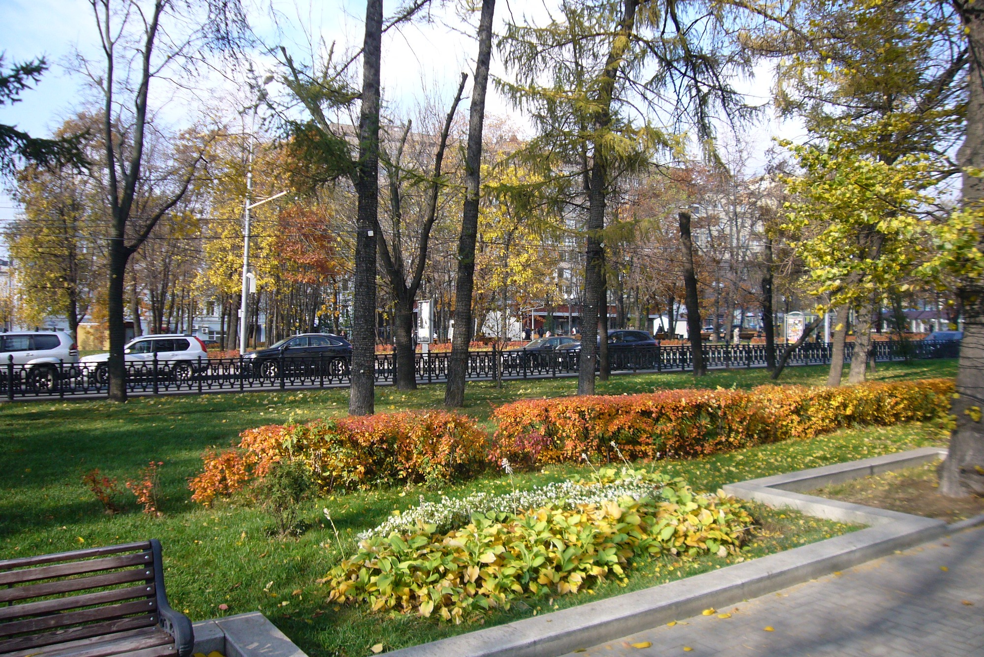 Тверской бульвар осенью
