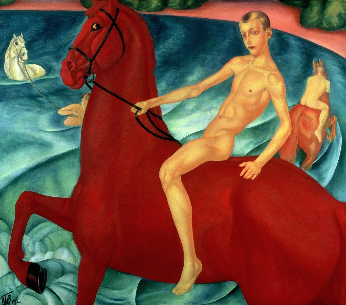Kızıl Atın Yıkanması — Kuzma Petrov-Vodkin