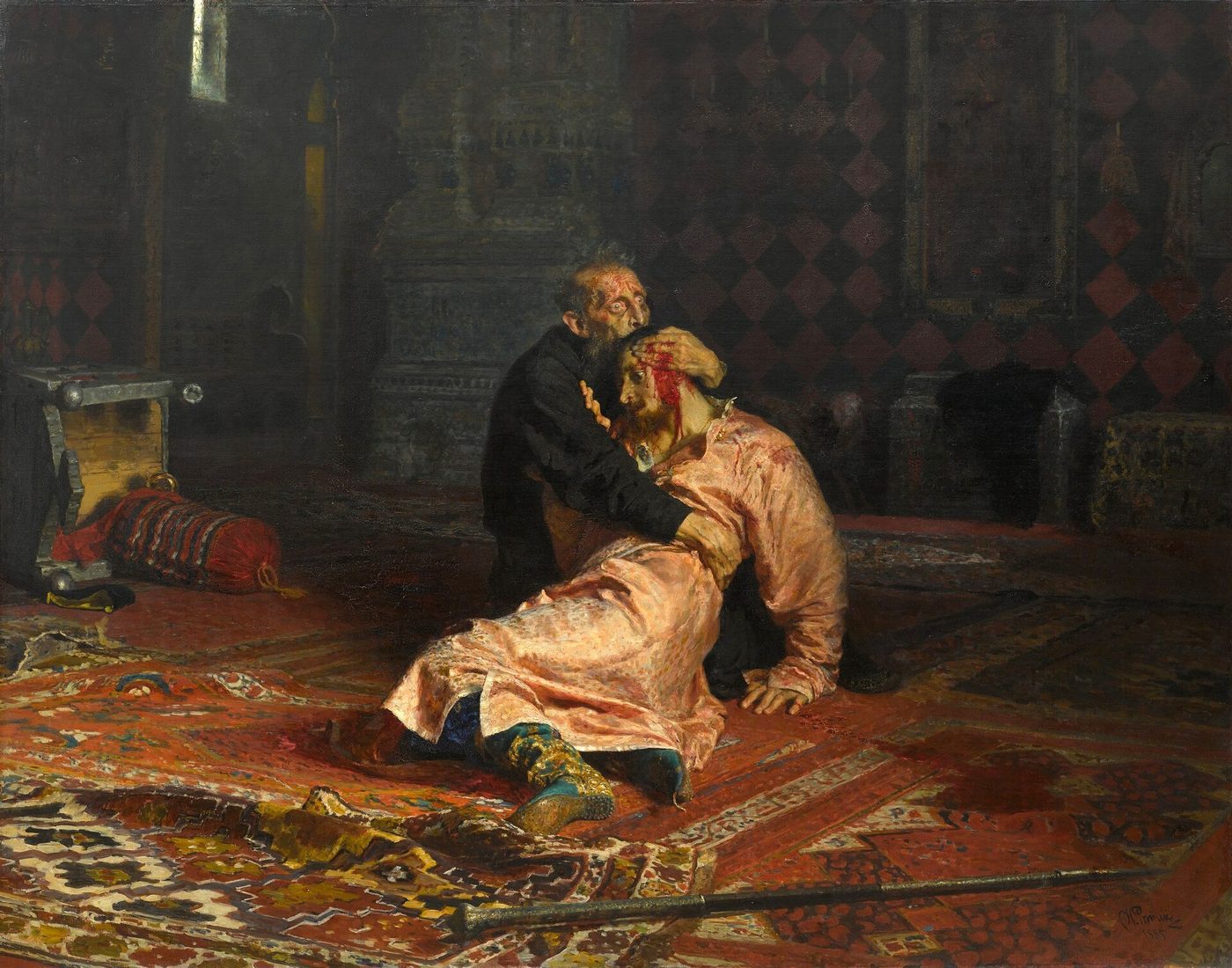 Ivan the Terrible and His Son Ivan — Ilya Repin