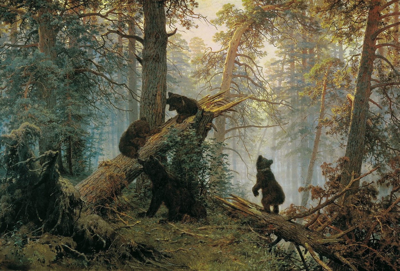 Morning in a Pine Forest — Ivan Shishkin