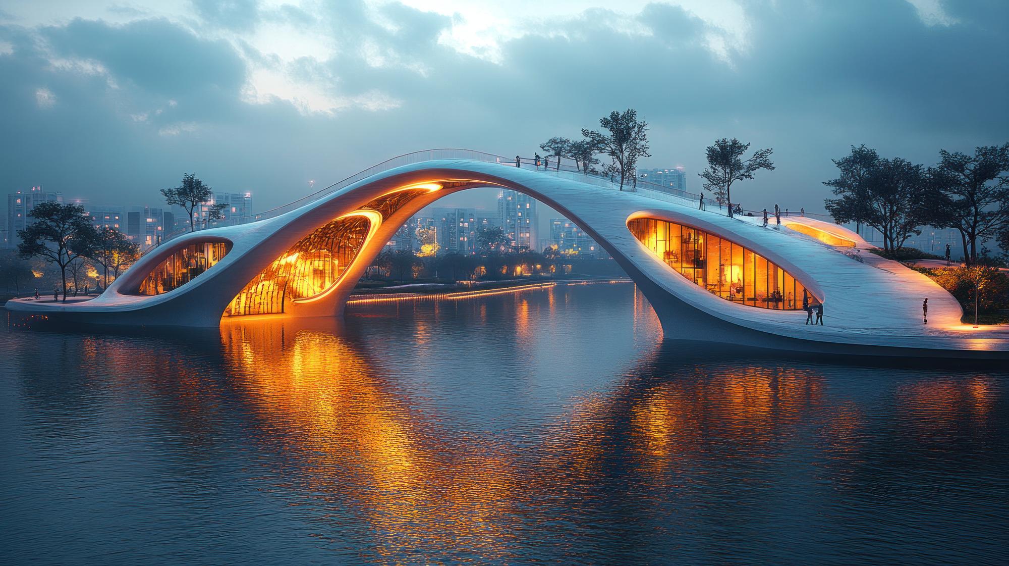 Zaryadye Park: Futuristic Floating Bridge