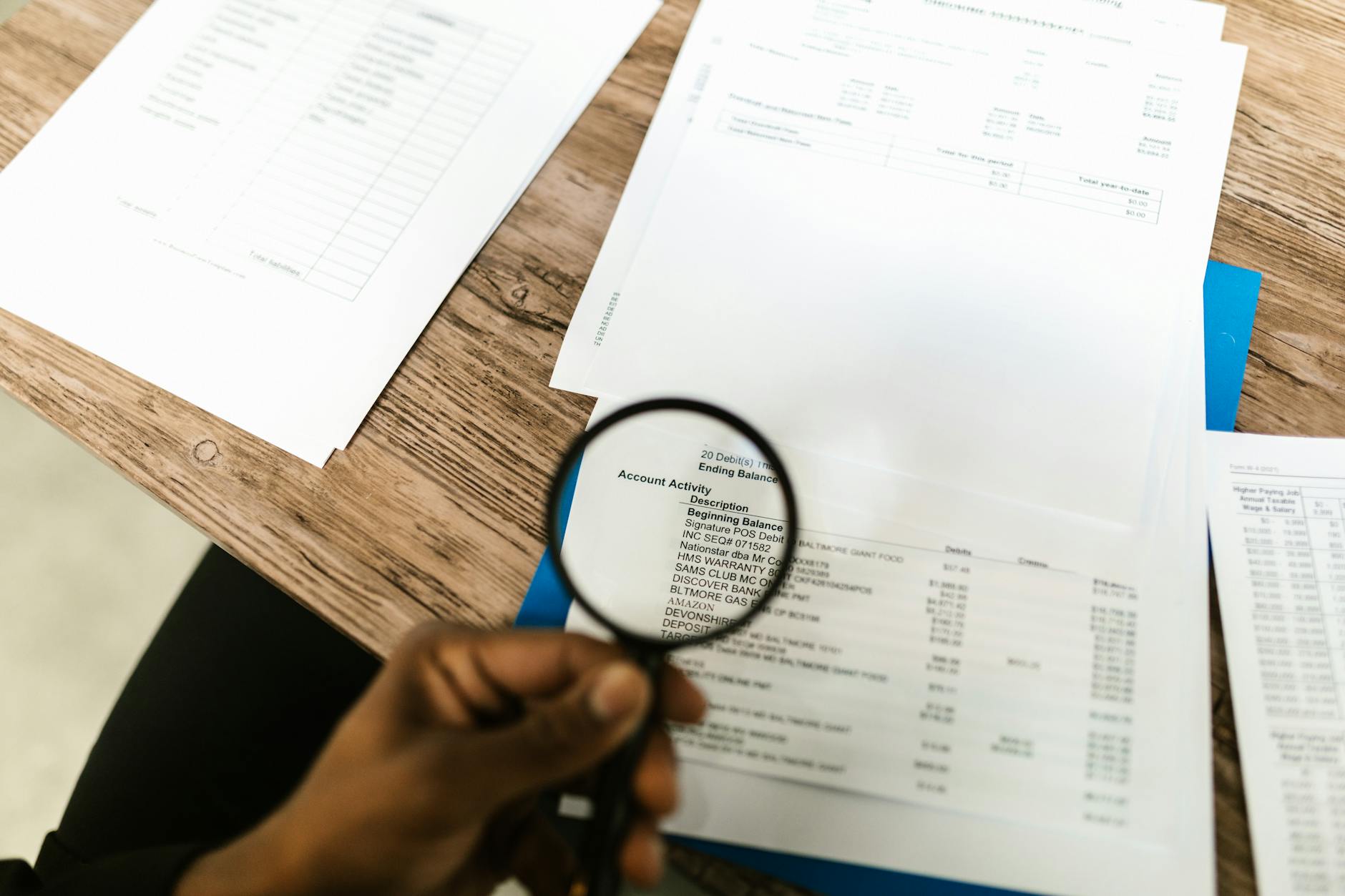 Which movements appear on your final statement and how to verify them