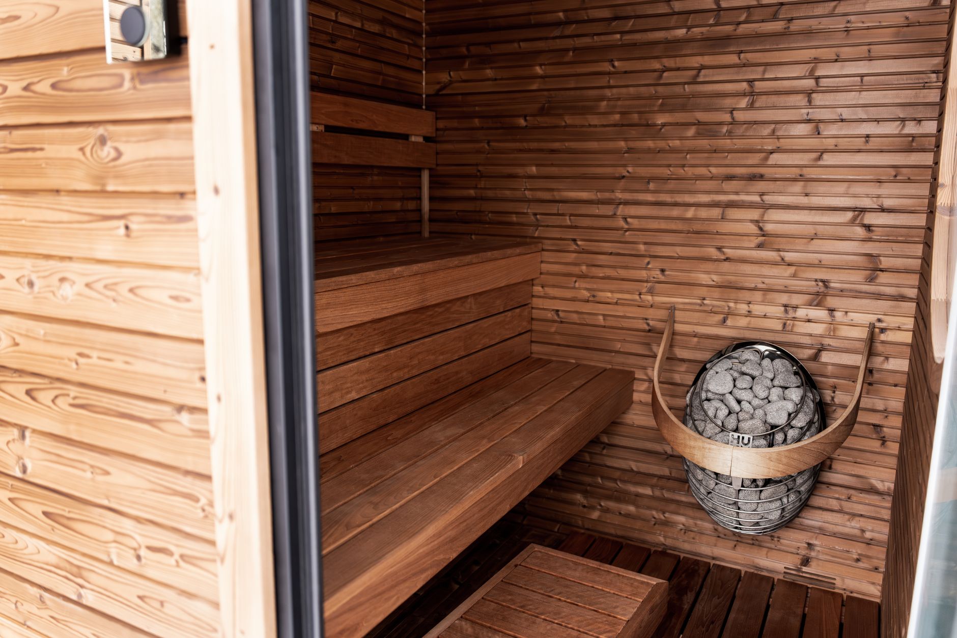 sauna steam room wooden