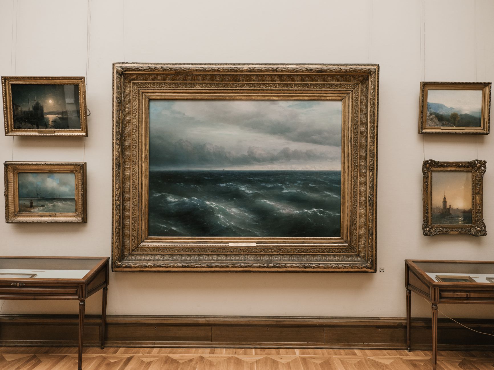 art gallery paintings wall