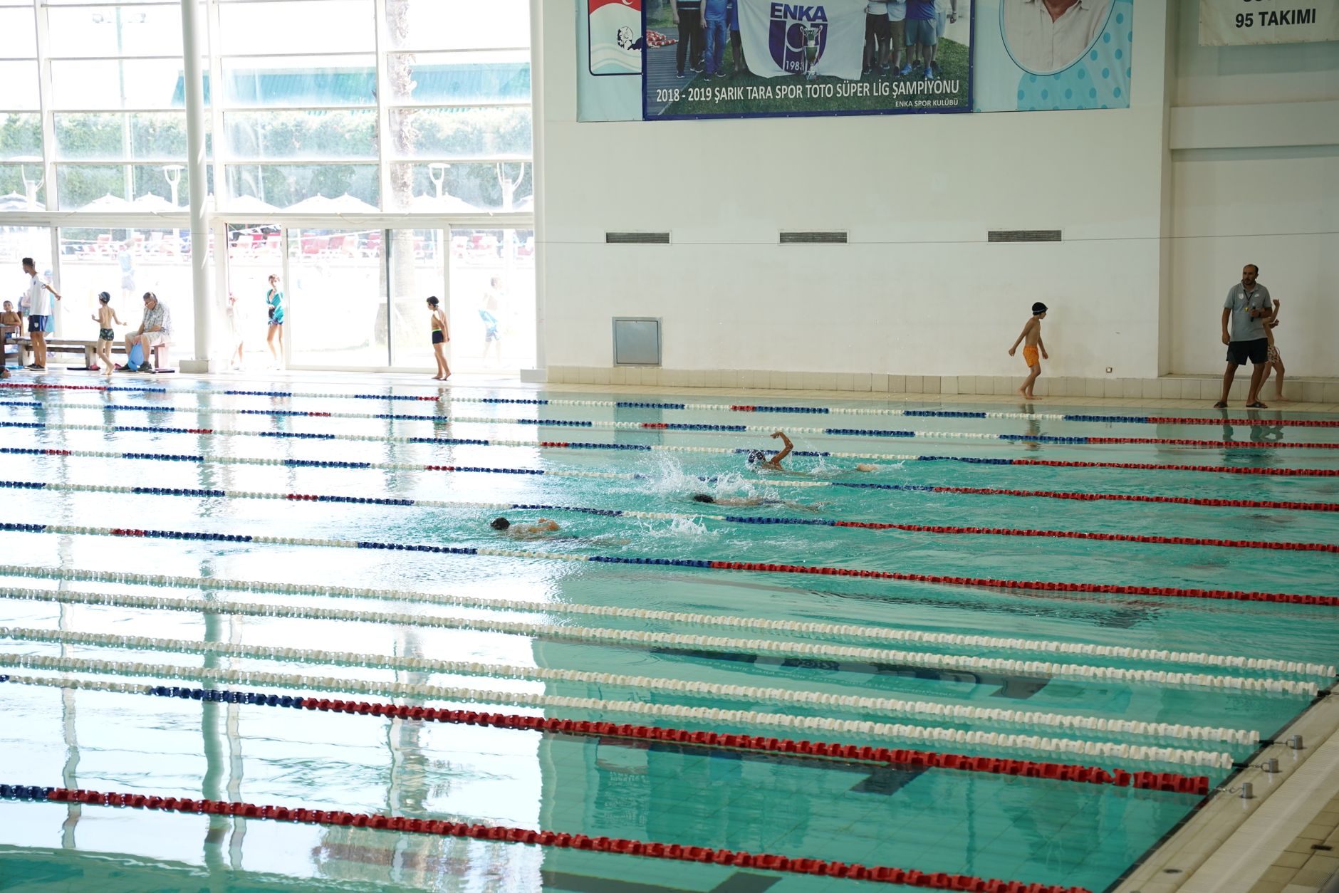 children swimming pool indoor