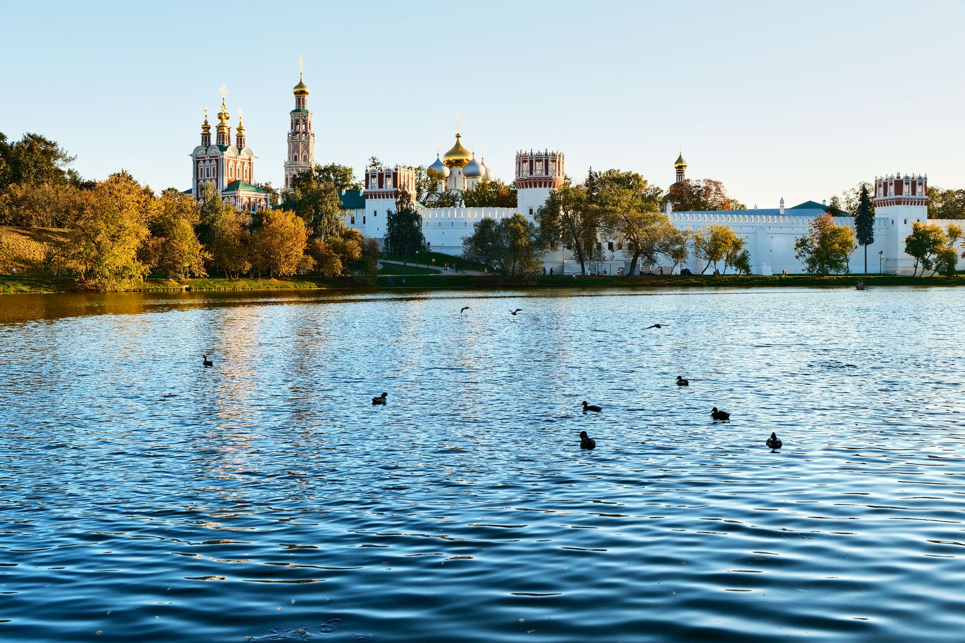 orthodox monastery moscow autumn