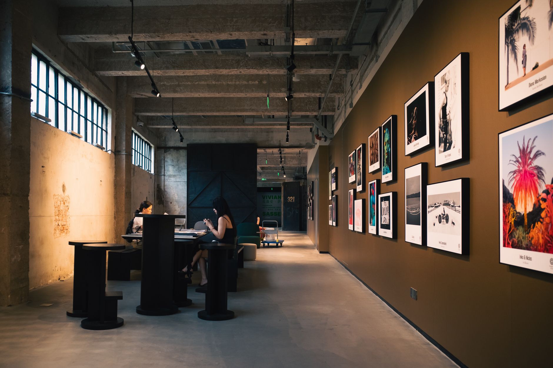 modern art gallery interior